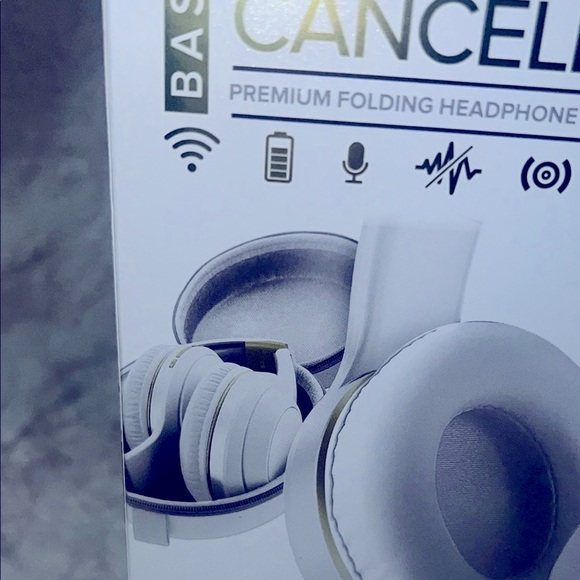 Sentry Over-Ear Headphones White ANC Bluetooth w/noise‎ cancellation - Picture 4 of 16